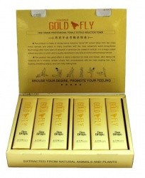 

Возбуждающие капли для женщин Золотая Шпанская Мушка Gold Fly упаковка 12 шт