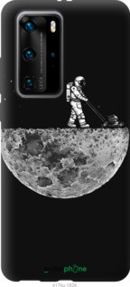 

Чехол на Huawei P40 Pro Moon in dark "4176u-1839-571", Белый