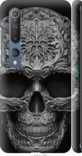 

Чехол на Xiaomi Mi 10 skull-ornament "4101c-1860-571", Серый