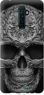 

Чехол на Oppo Reno Ace skull-ornament "4101u-1964-571", Серый