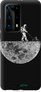 

Чехол на Huawei P40 Pro Plus Moon in dark "4176u-1917-571", Белый