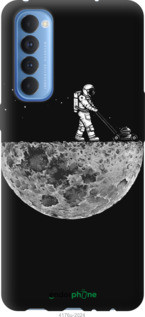 

Чехол на Oppo Reno 4 Pro Moon in dark "4176u-2024-571", Белый