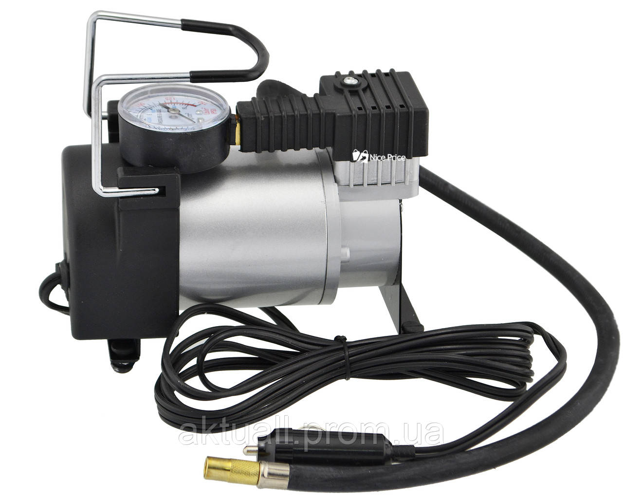 

Автомобильный компрессор Air Pump 80 PSI Silver (14077)