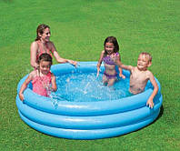 Надувний басейн для дітей від Intex "Синій Кристал" 147х33см, фото 1