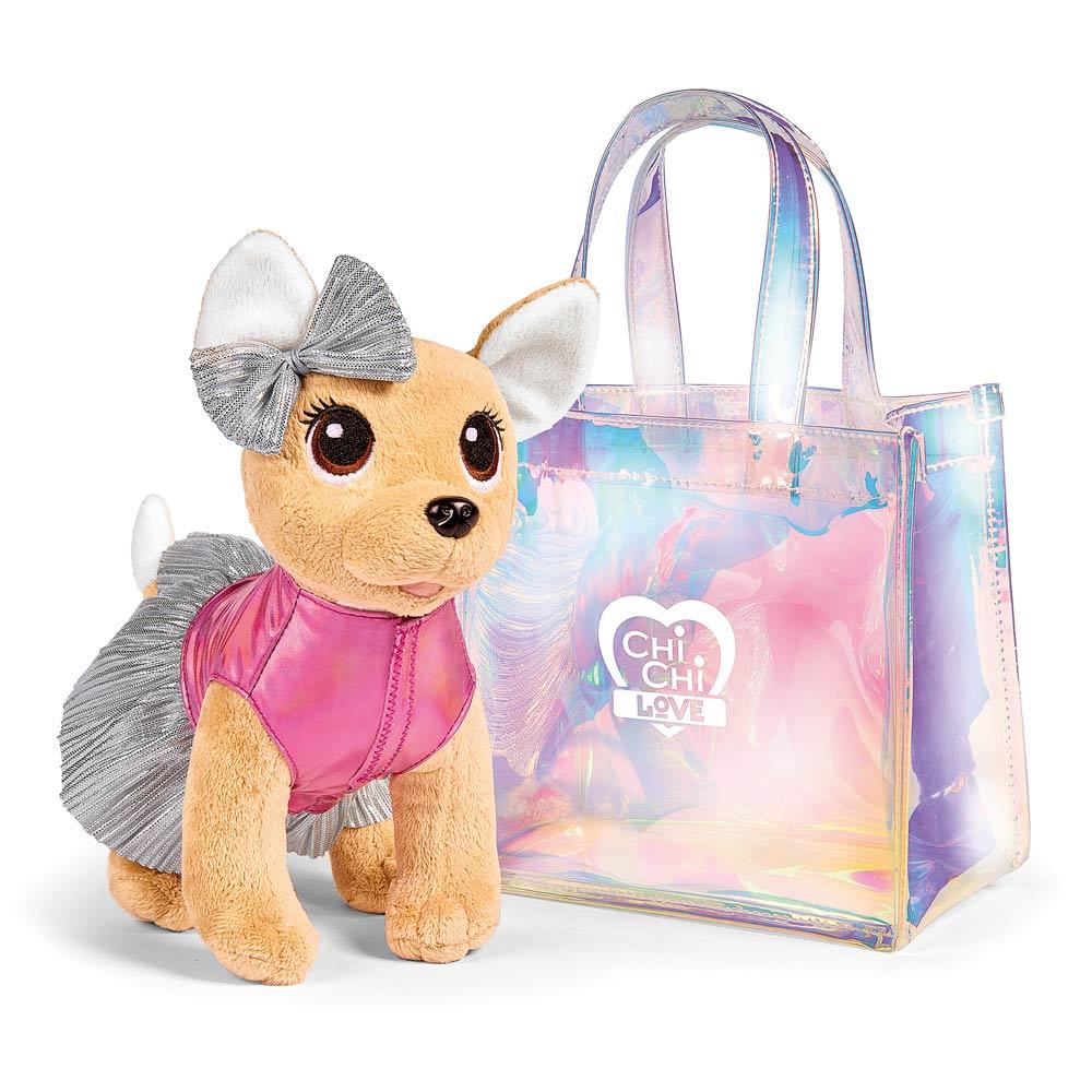 

Собачка Simba Toys Chi Chi Love Чихуахуа Fashion Shimmer с голографической сумочкой (5893432), Кофе с молоком