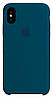 Чохол для iPhone Х/XS Silicone Case бампер (Cosmos blue)