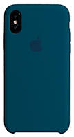 Чохол для iPhone Х/XS Silicone Case бампер (Cosmos blue)