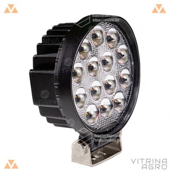 

Светодиодная фара LED (ЛЕД) круглая 42W (широкий луч) 3D линза | VTR