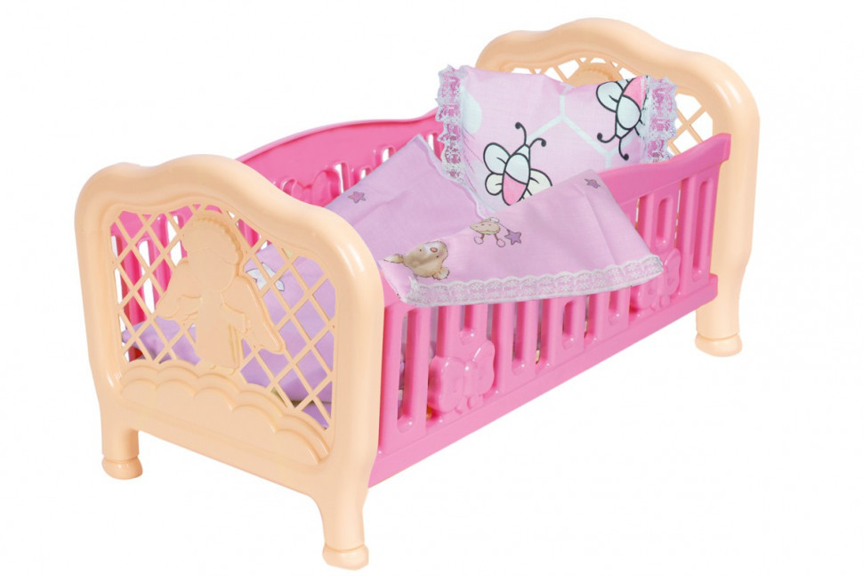 Кроватка для куклы 4494TXK (Розовая)