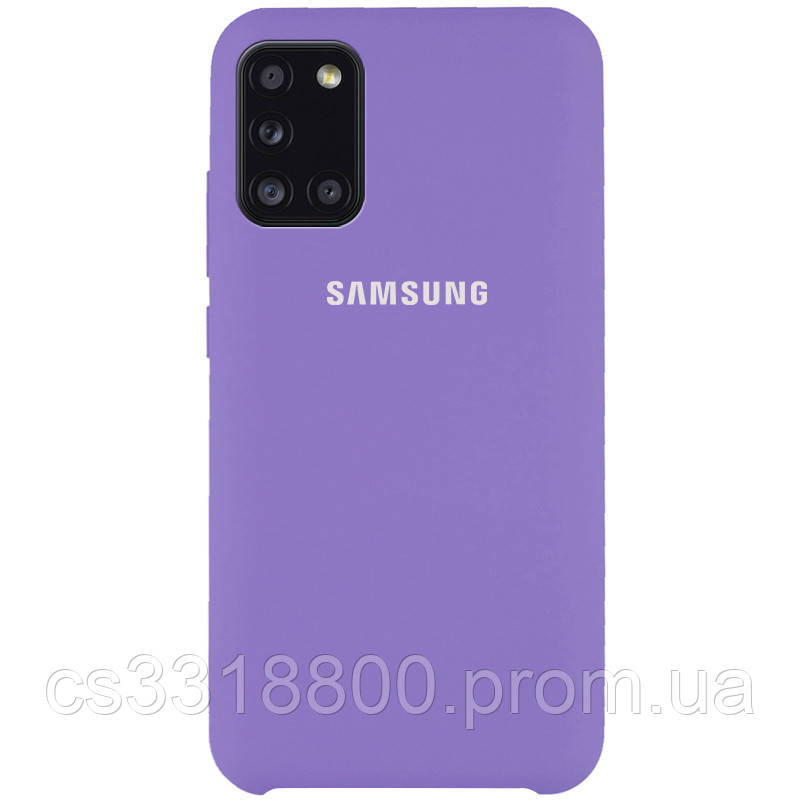 

Чехол Silicone Cover (AAA) для Samsung Galaxy A31 Сиреневый / Elegant Purple