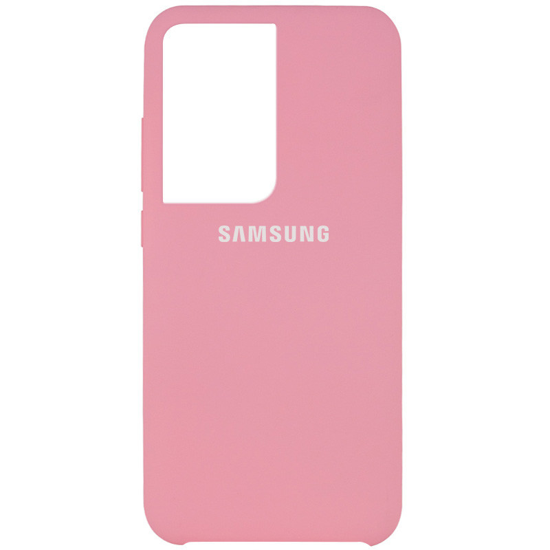 

Чехол Silicone Cover (AAA) для Samsung Galaxy S21 Ultra, Розовый / light pink