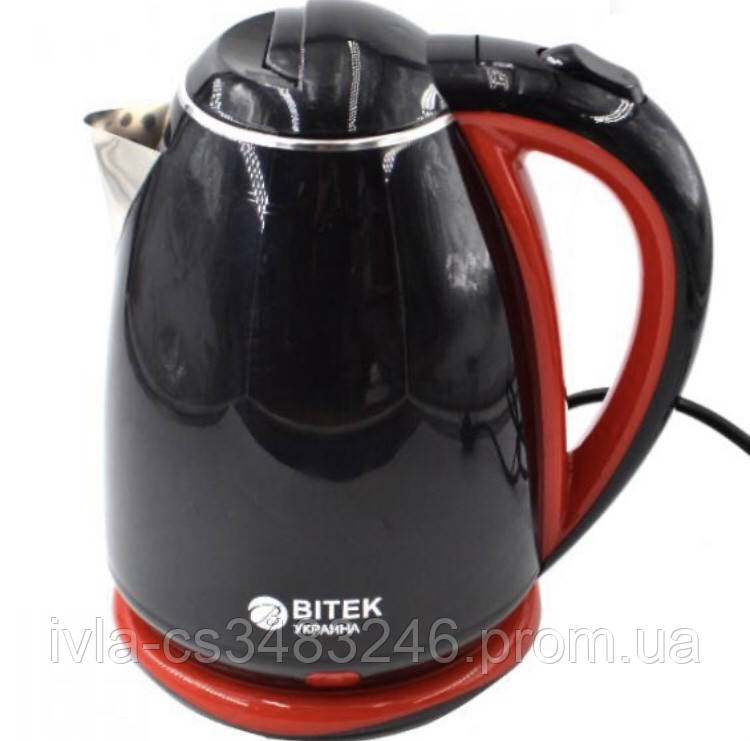 

Электрочайник из нержавеющей стали BITEK BT-3114 2,0л 1500Вт Черный