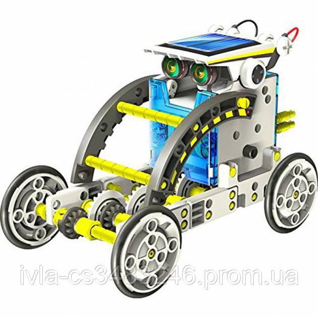 

Робот на солнечных батареях Solar Robot 14-в-1 (210077), Разноцветный