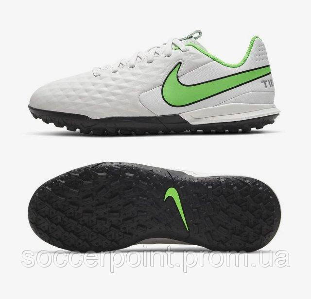 

Сороконожки детские Nike JR Tiempo Legend 8 Academy TF AT5736-030 (AT5736-030). Футбольные сороконожки для