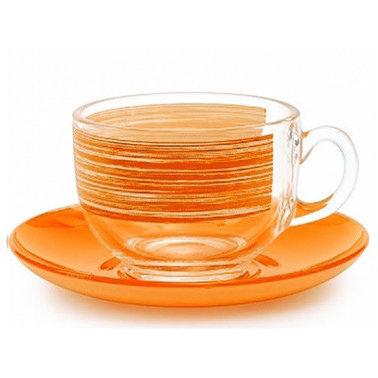Сервиз Luminarc Brush Mania Orange для чая 6X220 мл (P8984)
