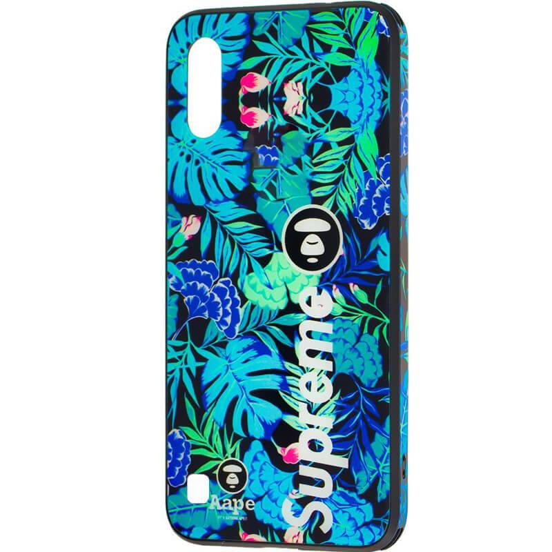 

TPU+Glass чехол Cute Print для Samsung Galaxy A10 (A105F) Supreme color