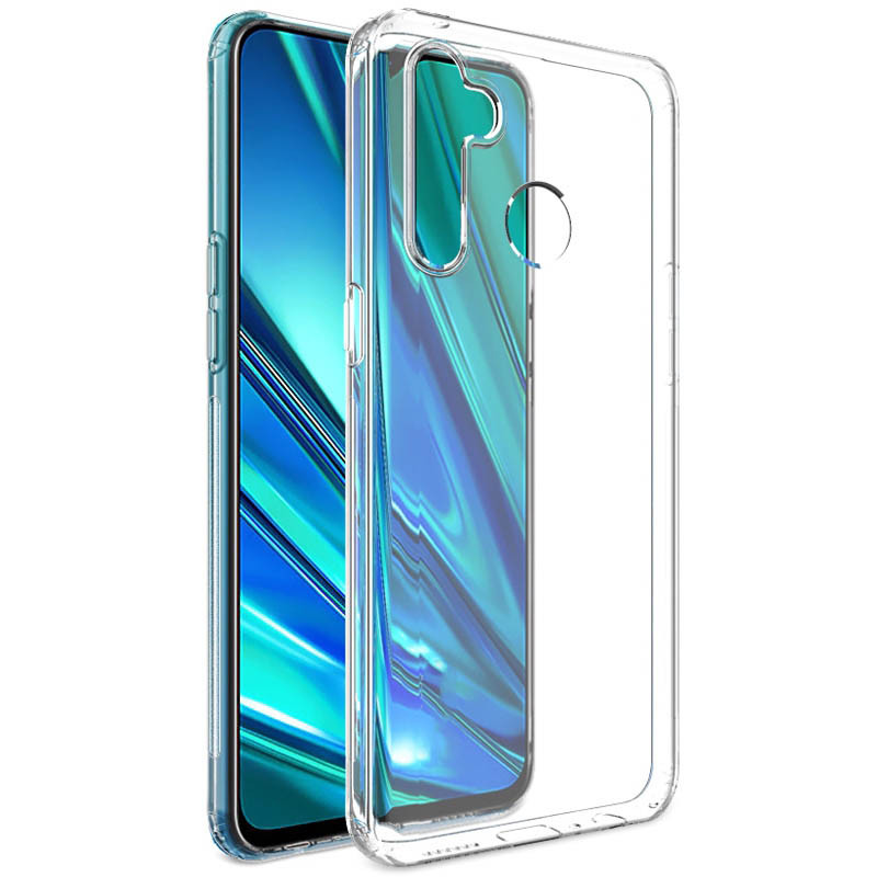 

TPU чехол GETMAN Transparent 1,0 mm для Realme 5 Pro Бесцветный (прозрачный)