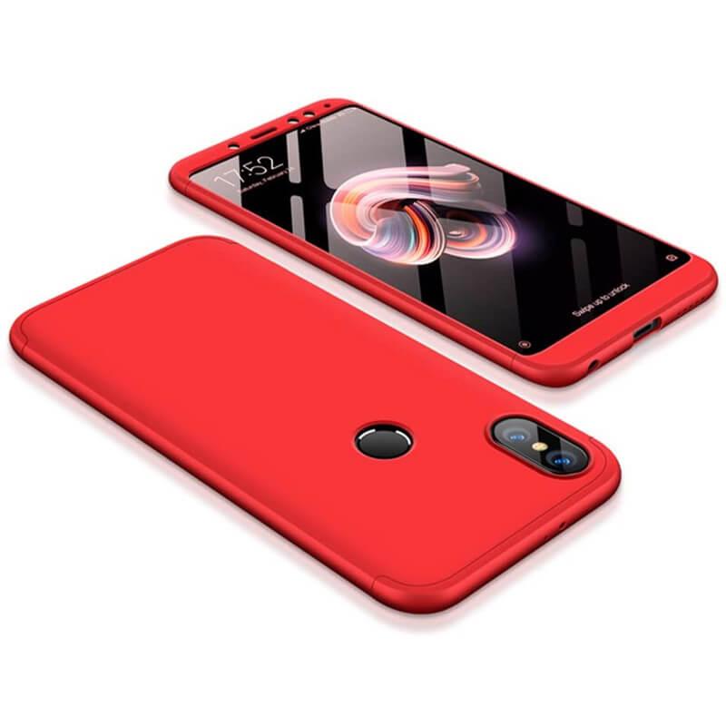 

Пластиковая накладка GKK LikGus 360 градусов (opp) для Xiaomi Redmi Note 5 Pro / Note 5 (DC) Красный