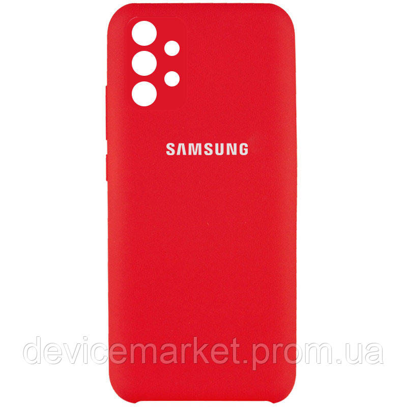 

Чехол Silicone Cover Full Camera для Samsung Galaxy A32 4G Красный / Red