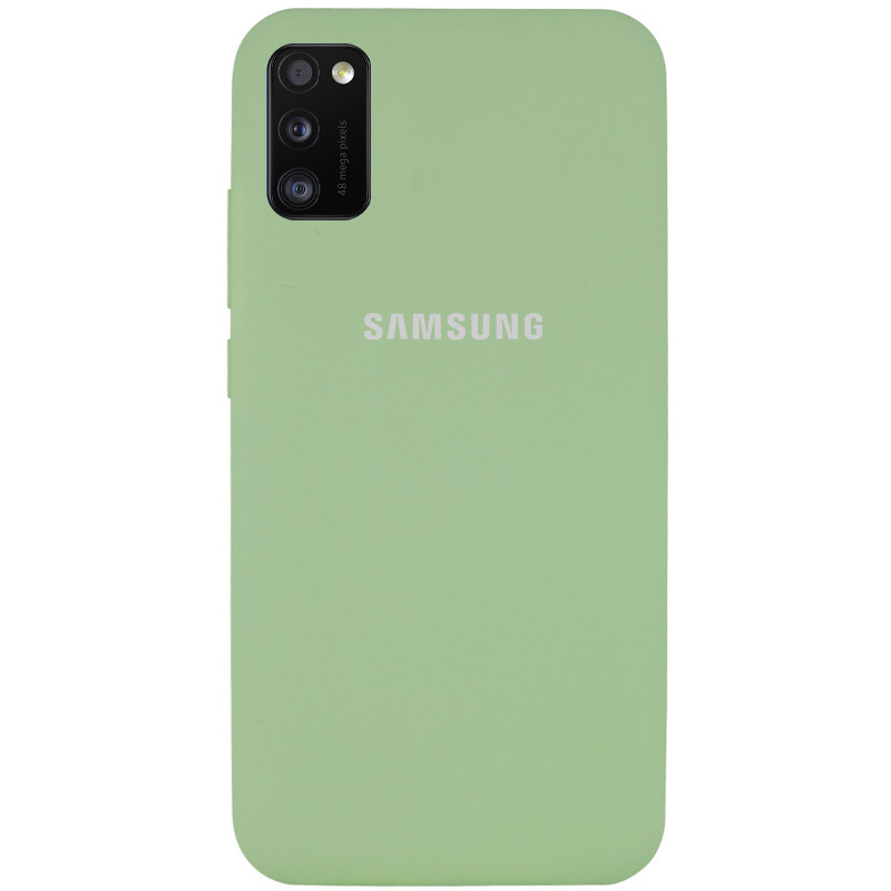 

Чехол Silicone Cover Full Protective (AA) для Samsung Galaxy A41 Мятный / Mint