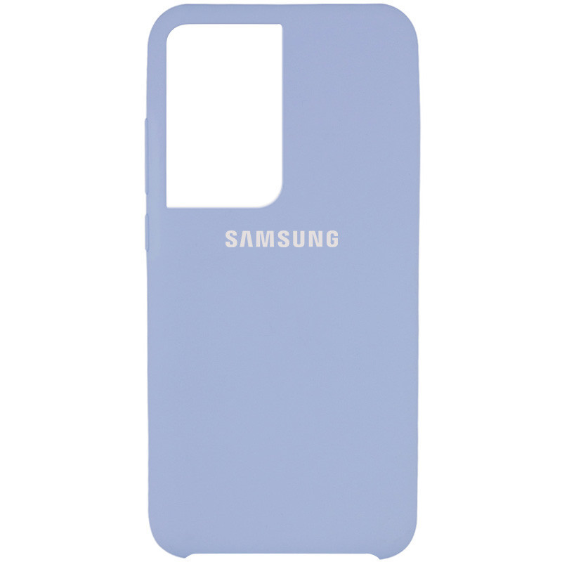 

Чехол Silicone Cover (AAA) для Samsung Galaxy S21 Ultra Голубой / Lilac Blue