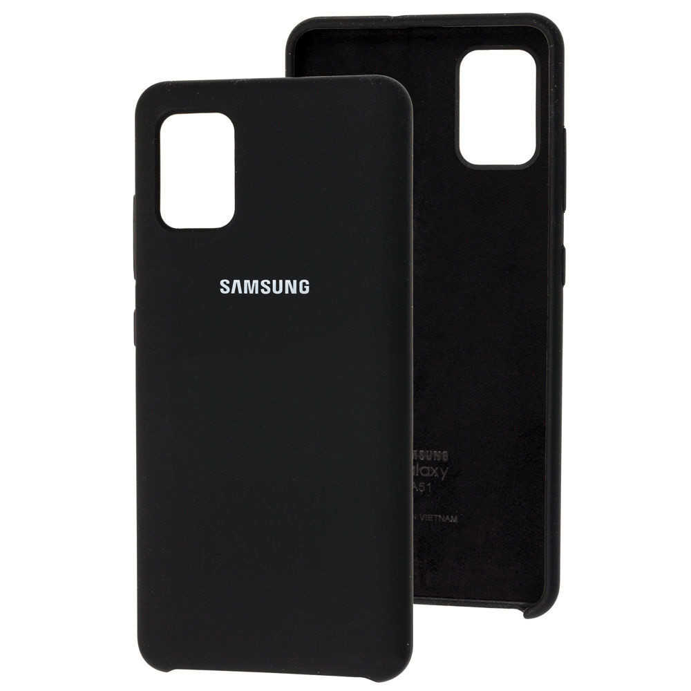 

Чехол Silicone Case для Samsung Galaxy A51 Black, Черный