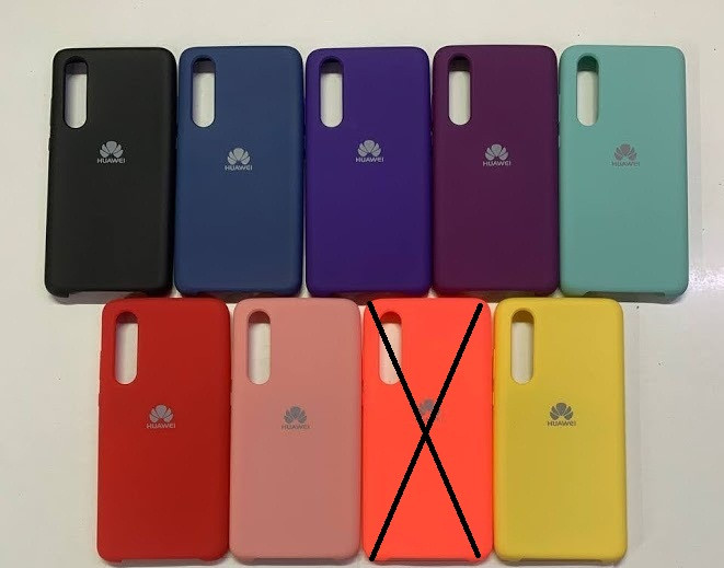 

Чехол Silicone Cover для Honor 20 Pro, Разные цвета