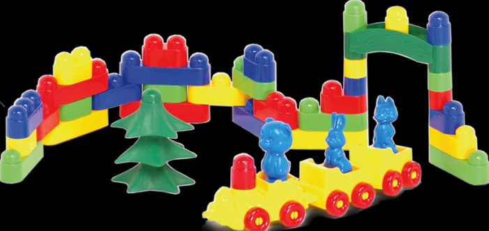 

Пластиковый конструктор Colorplast Мастер Блок №2 54дет. (1-024), Разноцветный