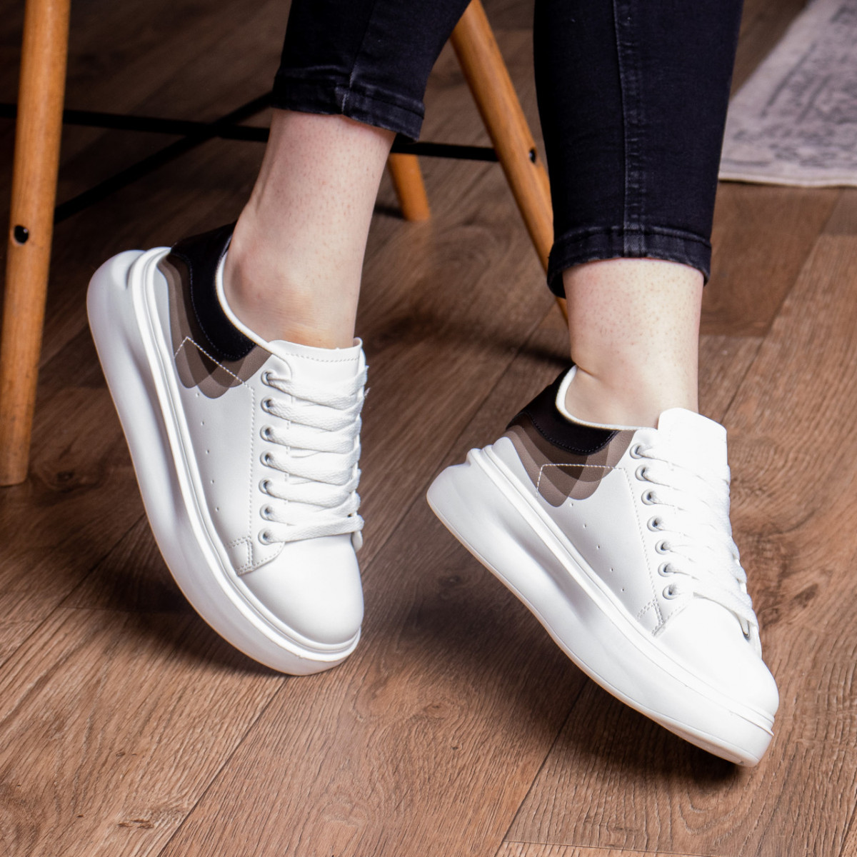 

Кеды женские Fashion Squat 2157 39 размер 25 см Белый