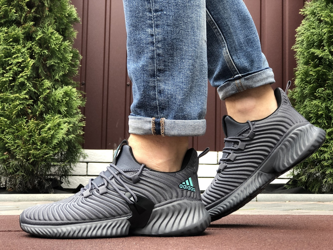 

Кроссовки Мужские Adidas Alphabounce Gray / Адидас Альфабаунс Серые 44, Серый