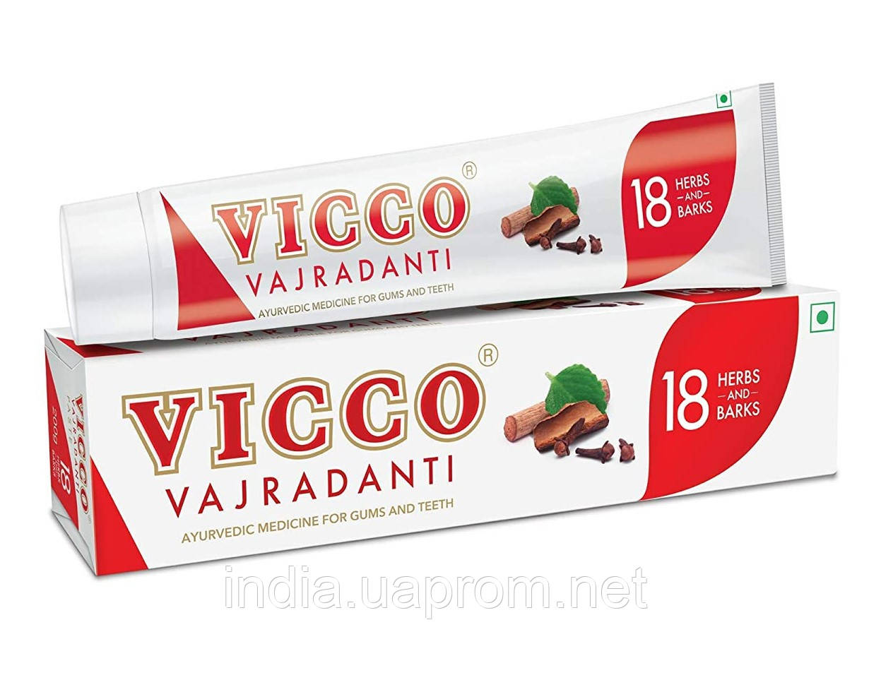 

!Аюрведична зубна паста Вікко Ваджраданті, 100 г, Vicco Vajradanti, Аюрведическая зубная паста Викко, Аюрведа