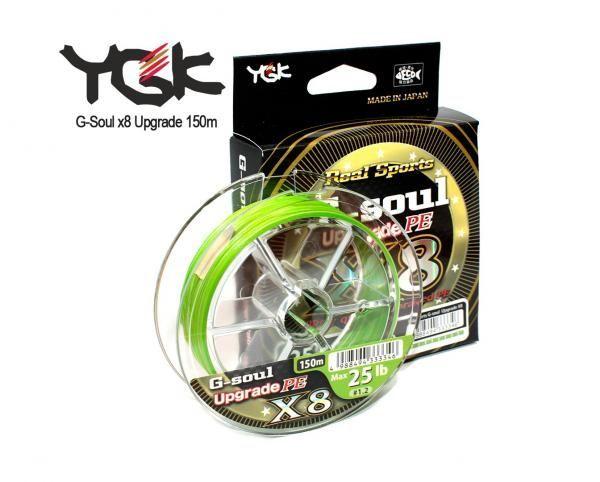 

".Шнур плетеный YGK G-Soul x8 Upgrade 150m (0.6 (14lb / 6.35kg)), Зеленый