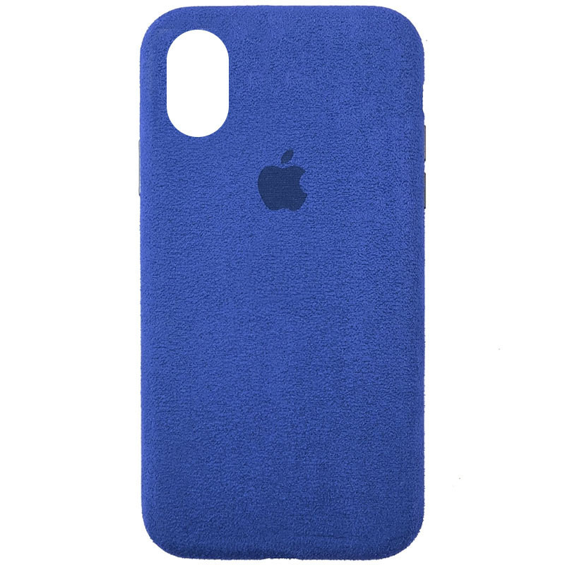 

Чехол ALCANTARA Case Full для Apple iPhone XR (6.1"), Синий