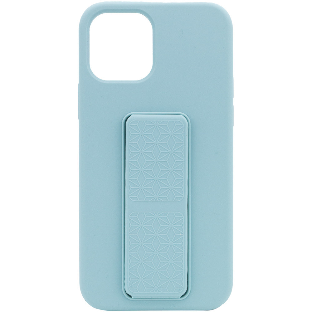 

Чехол Silicone Case Hand Holder для Apple iPhone 12 Pro Max (6.7"), Бирюзовый / ice blue