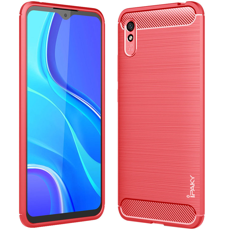 

TPU чехол iPaky Slim Series для Xiaomi Redmi 9A, Красный