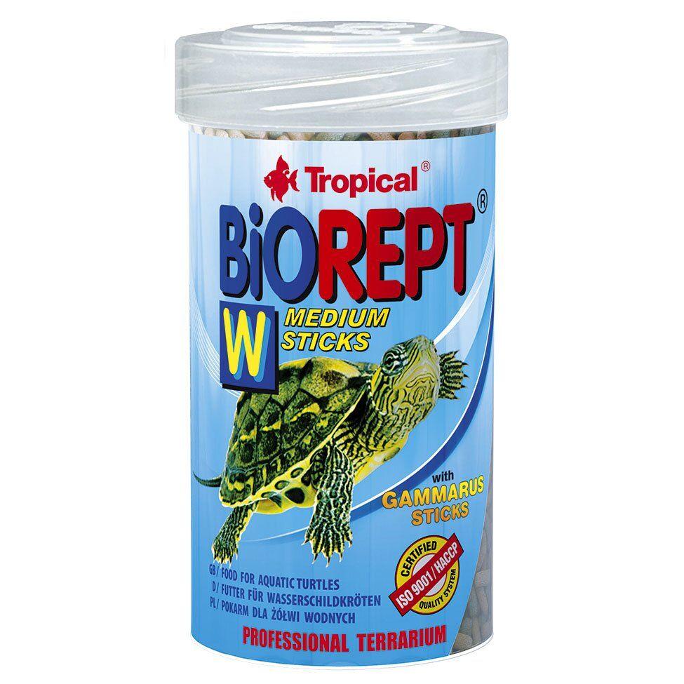 

Сухой корм для водоплавающих черепах Tropical в палочках «Biorept W» 100 мл