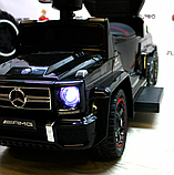 Детский толокар-электромобиль Mercedes-Benz двухместный на резиновых колесах Bambi M 3853 серый, фото 5