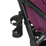 Дитяча прогулянкова коляска-книжка з регульованою спинкою El Camino ME 1058 Wish Purple фіолетова, фото 6
