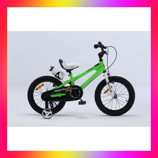 Дитячий двоколісний велосипед на магнієвої рамі RoyalBaby Freestyle 16 дюймів, зелений. Для дітей 4-7 років