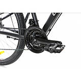 Велосипед гірський двоколісний на алюмінієвій рамі Crosser Stanley 26 дюймів 16.5 рама чорно-червоний, фото 2