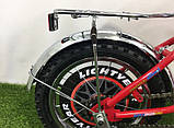 Велосипед детский двухколесный с корзинкой Mustang Тачки 16" рост 100-120 см возраст 4 до 7 лет красный, фото 4