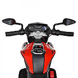 Дитячий триколісний електро-мотоцикл від 3 до 6 років BMW червоний. Трицикл для дітей 2*35 ВТ M 4152EL-6, фото 2