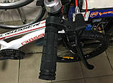 Велосипед дитячий двоколісний на магнієвої рамі Crosser BMX 20" зростання 130-150см вік 7 до 11 років білий, фото 6