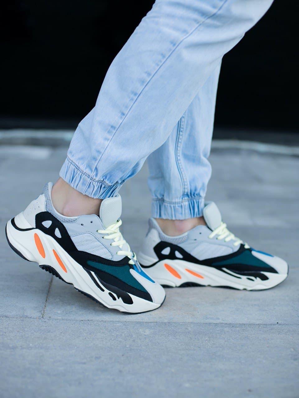 

Мужские кроссовки Adidas Yeezy Boost 700 Wave Runner Solid / Адидас Изи Буст 700 Серые Черные Зеленые 45, Разные цвета