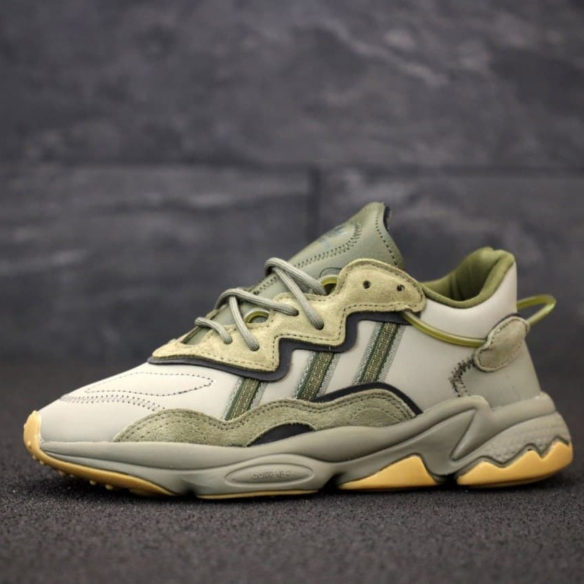 

Кроссовки мужские Adidas Ozweego Khaki / Адидас Озвиго Хаки 45