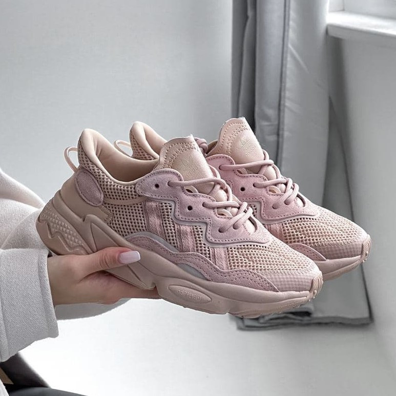 

Женские кроссовки Adidas Ozweego Peach / Адидас Озвиго Персиковые 40, Розовый