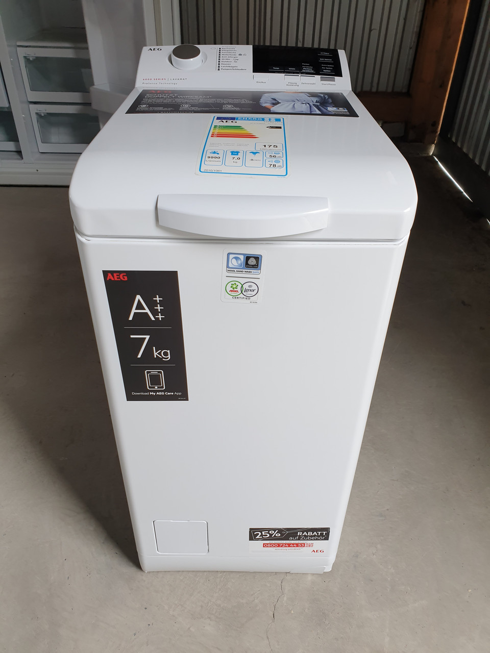 Пральна машина AEG lavamat 6000 Series ProSense 7 KG / 2019-го року випуску  / L6TB61370, ціна 16499 грн — Prom.ua (ID#1406100472)