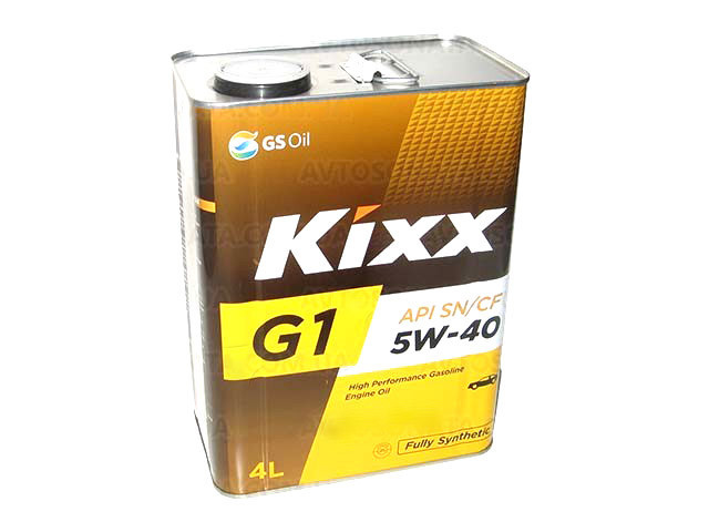 

Масло моторное KIXX синтетика G1 5W40 4л