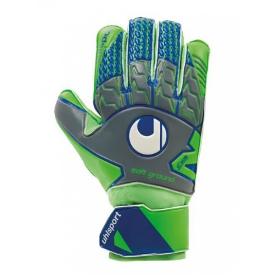 

Вратарские перчатки Uhlsport Tensiongreen Soft Pro Size 7 Green-Blue SKL41-227588