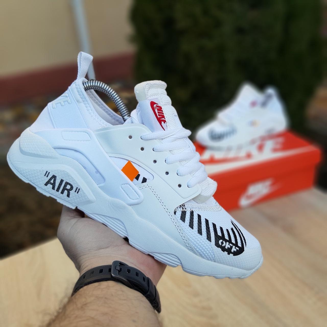 

Женские кроссовки Nike Найк Huarache x OFF, сетка, пена, белые 37, Белый